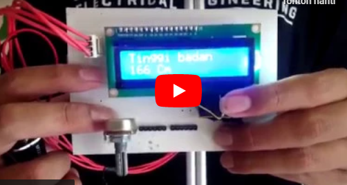 Human Height Measurement Using Arduino Motion Graphic